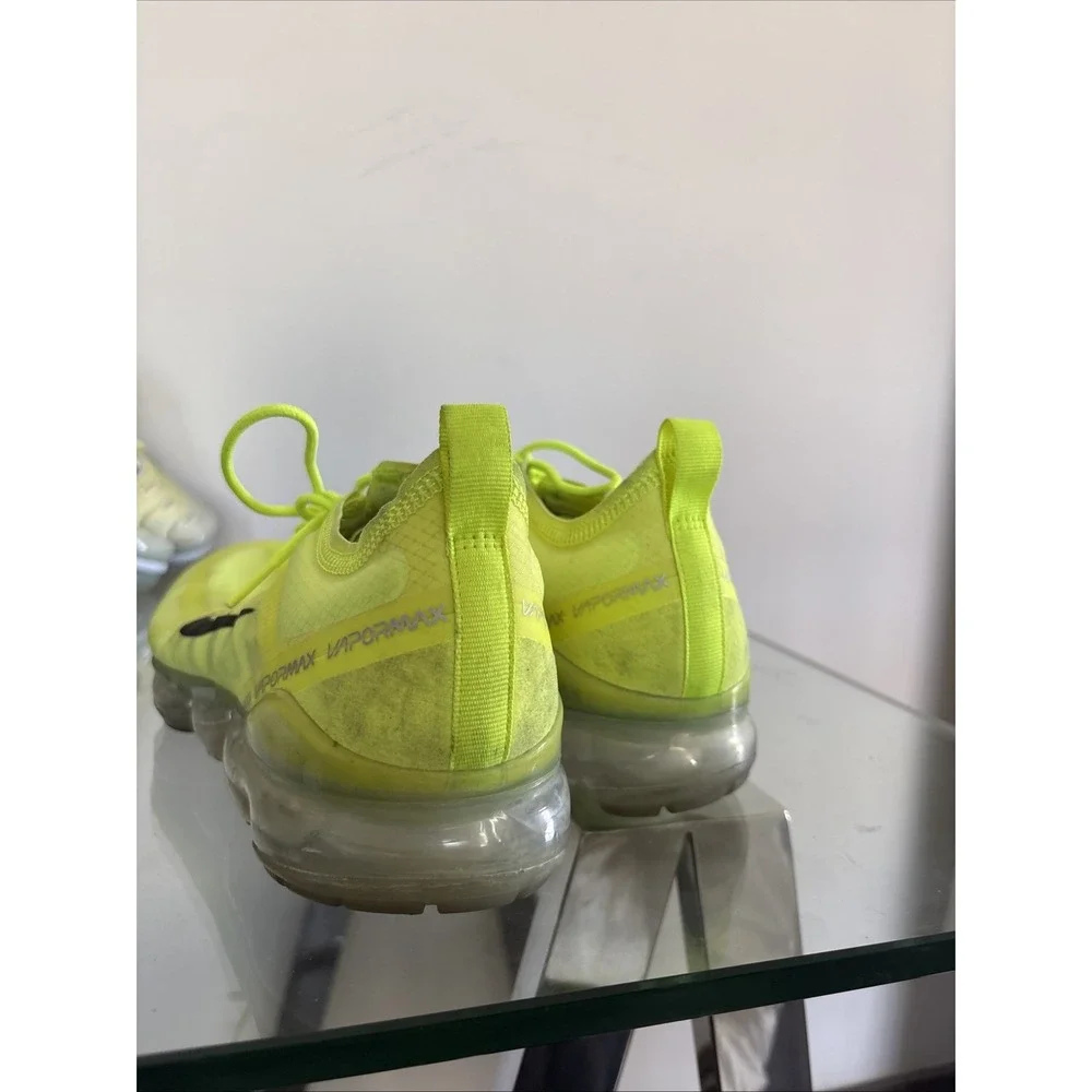 Nike Air VaporMax 2019 Shoes Womens Size 10 Neon Yellow Transparent